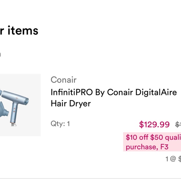 Conair InfinitiPro Digital Hair Dryer - Picture 6 of 7